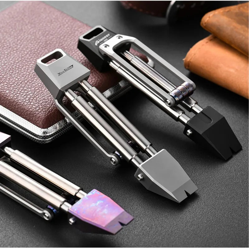 Titanium Crowbar Portable  Small Outdoor Self-Defense Crowbar for Camping & Hiking on Sale