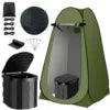 Portable Toilet With Tent for Camping