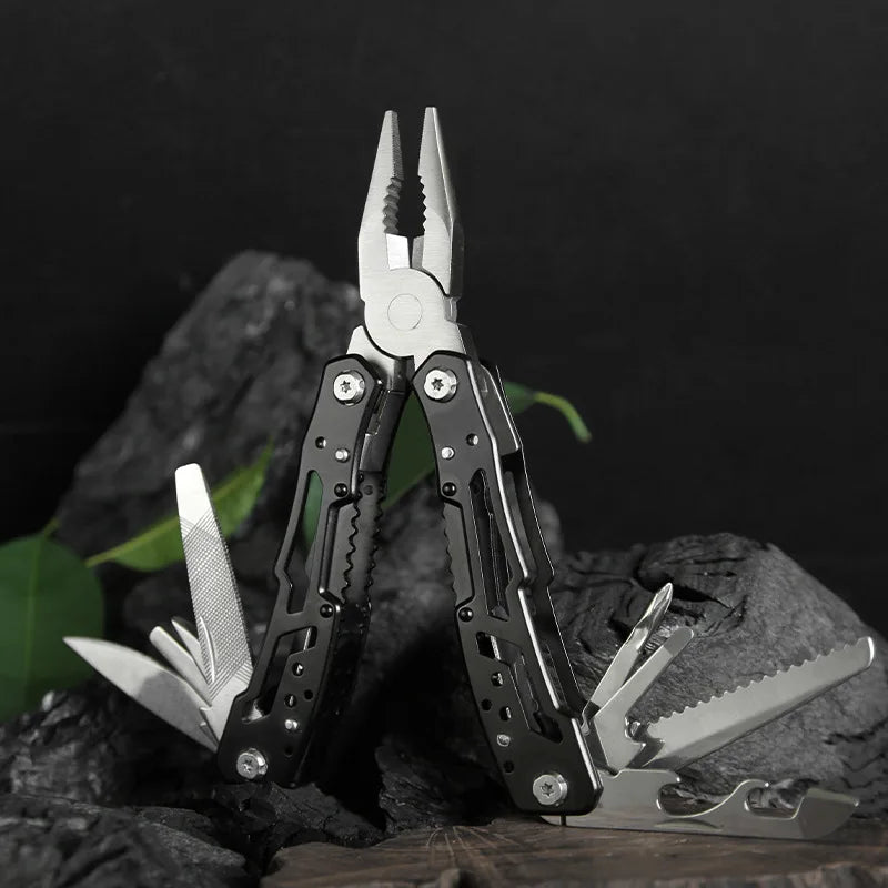 Multifunction Stainless Steel Folding Pliers and Mini Portable Blade Knife Set Pocket Knife with Multiple Tools