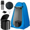 Portable Toilet With Tent for Camping