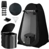 Portable Toilet With Tent for Camping