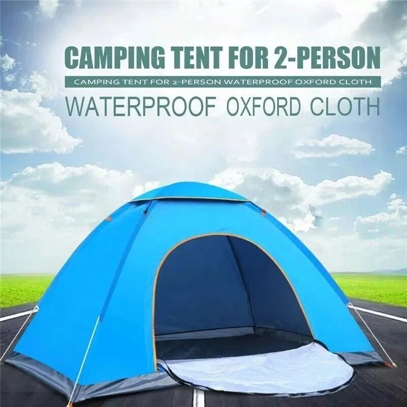 2 Person Camping Tent Waterproof  Easy Setup Lightweight Portable Tent for Outdoor Hiking Beach