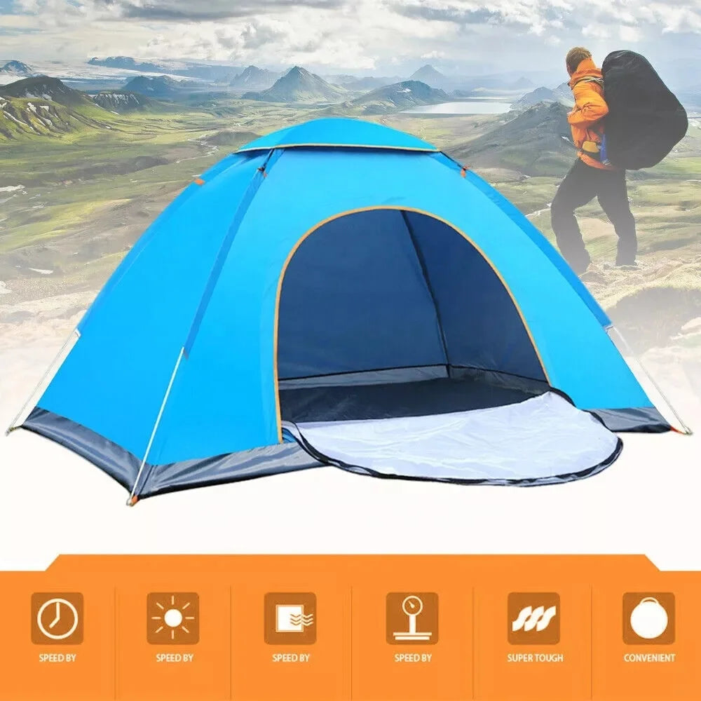 2 Person Camping Tent Waterproof  Easy Setup Lightweight Portable Tent for Outdoor Hiking Beach