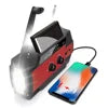 MEDING MD-090p Emergency Flashlight Radio Hand Crank Solar Survival Radio NOAA Weather Noodradio for Reading Lamp