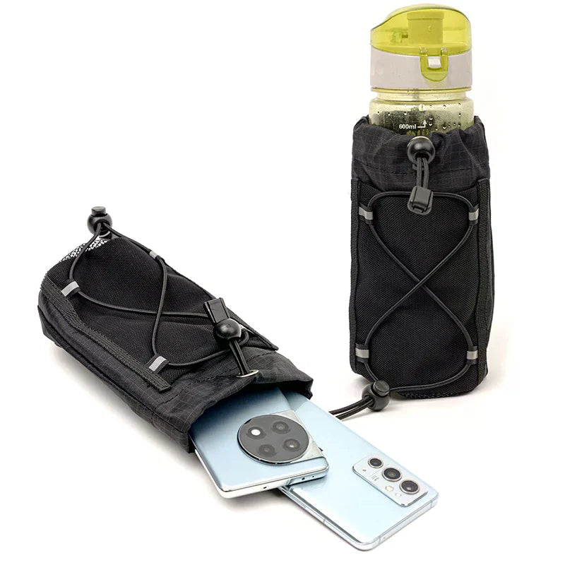 Camping Travel Kettle Bag Outdoor Sports Backpack Arm Bag Mobile Phone Hanging Bag Hiking Water Bottle Storage Pouch Expand