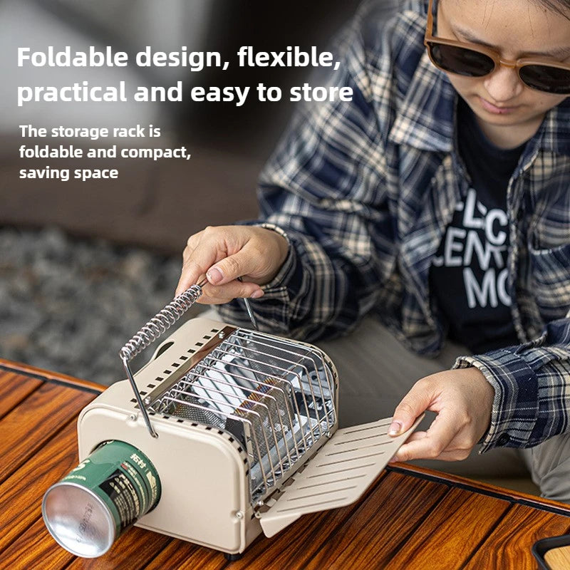Outdoor Mini Heating Stove Camping Gas Stove Fishing Camping Heater Outdoor Portable Car 2024 Winter Camping Outdoor Supplies