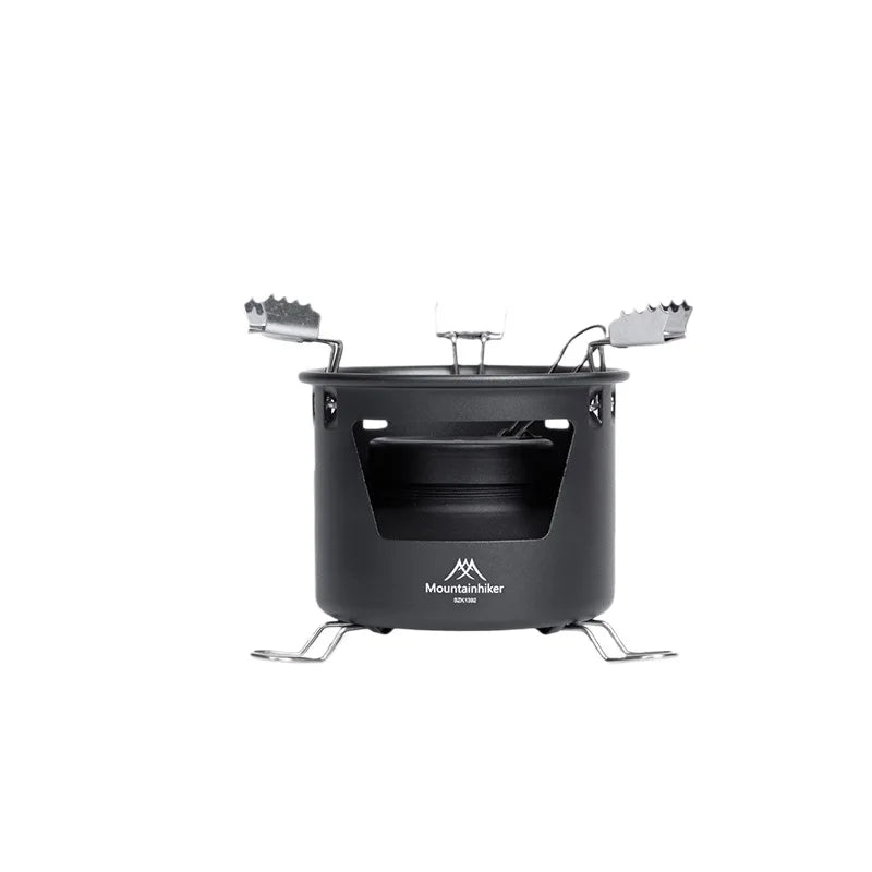 MOUNTAINHIKER Portable Mini Barbecue Assesories Camp Cooking Supplies Camping Gear and Accessorie Alcohol Stove Outdoor Furnace